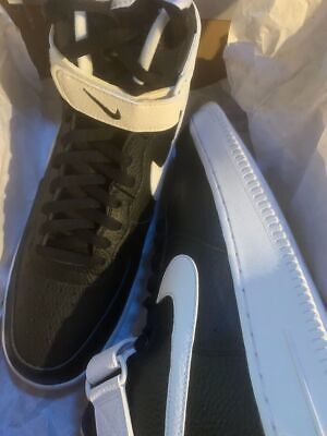 size 11.5 Air Force 1 High '07 "Black/White" sneakers