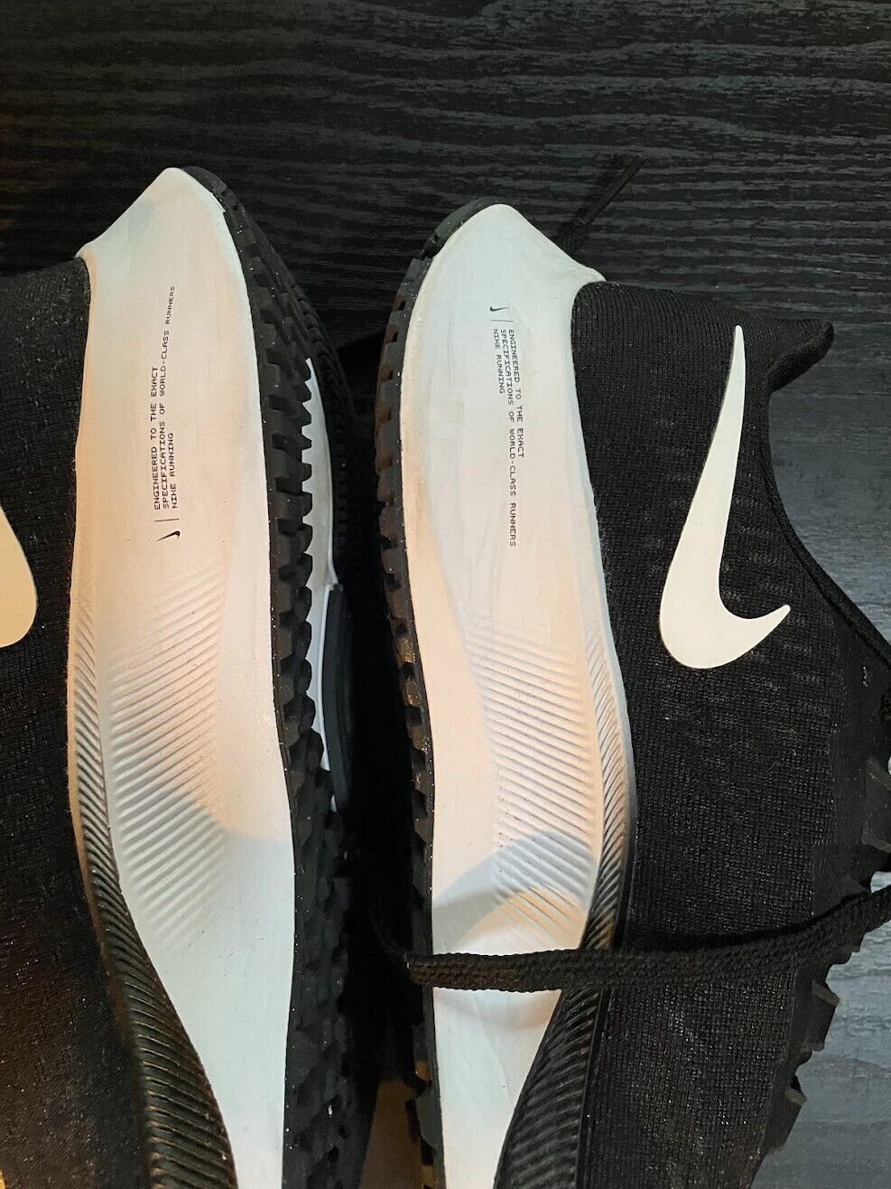 Size 7 - Nike Air Zoom Pegasus 37 Black White