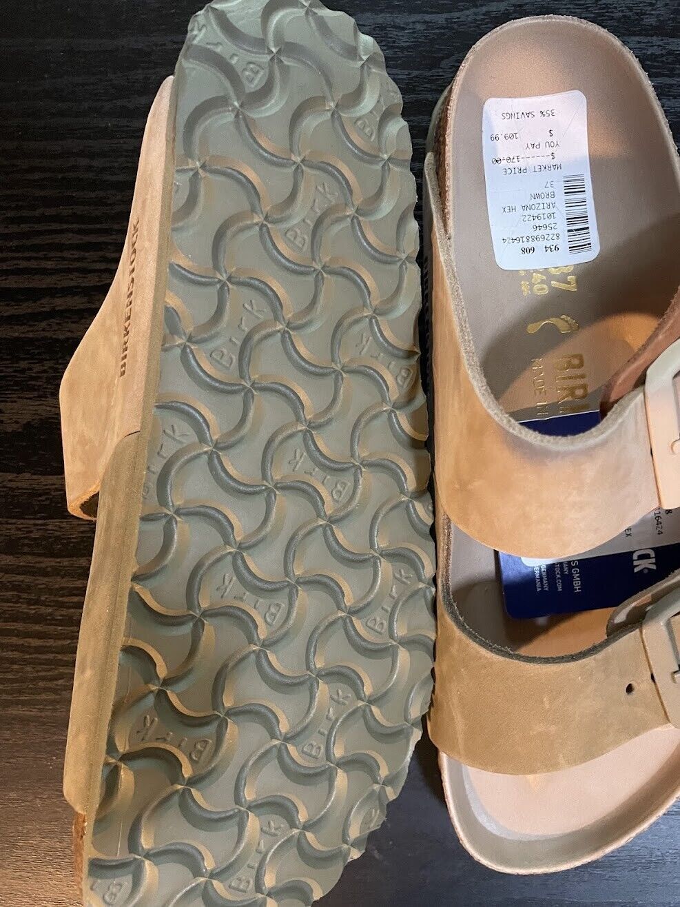 Birkenstock Arizona Split (sandcastle/Faded Khaki)