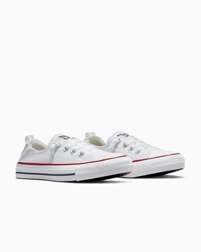 Size 6-Womens Slip-On Chuck Taylor All Star Shoreline White