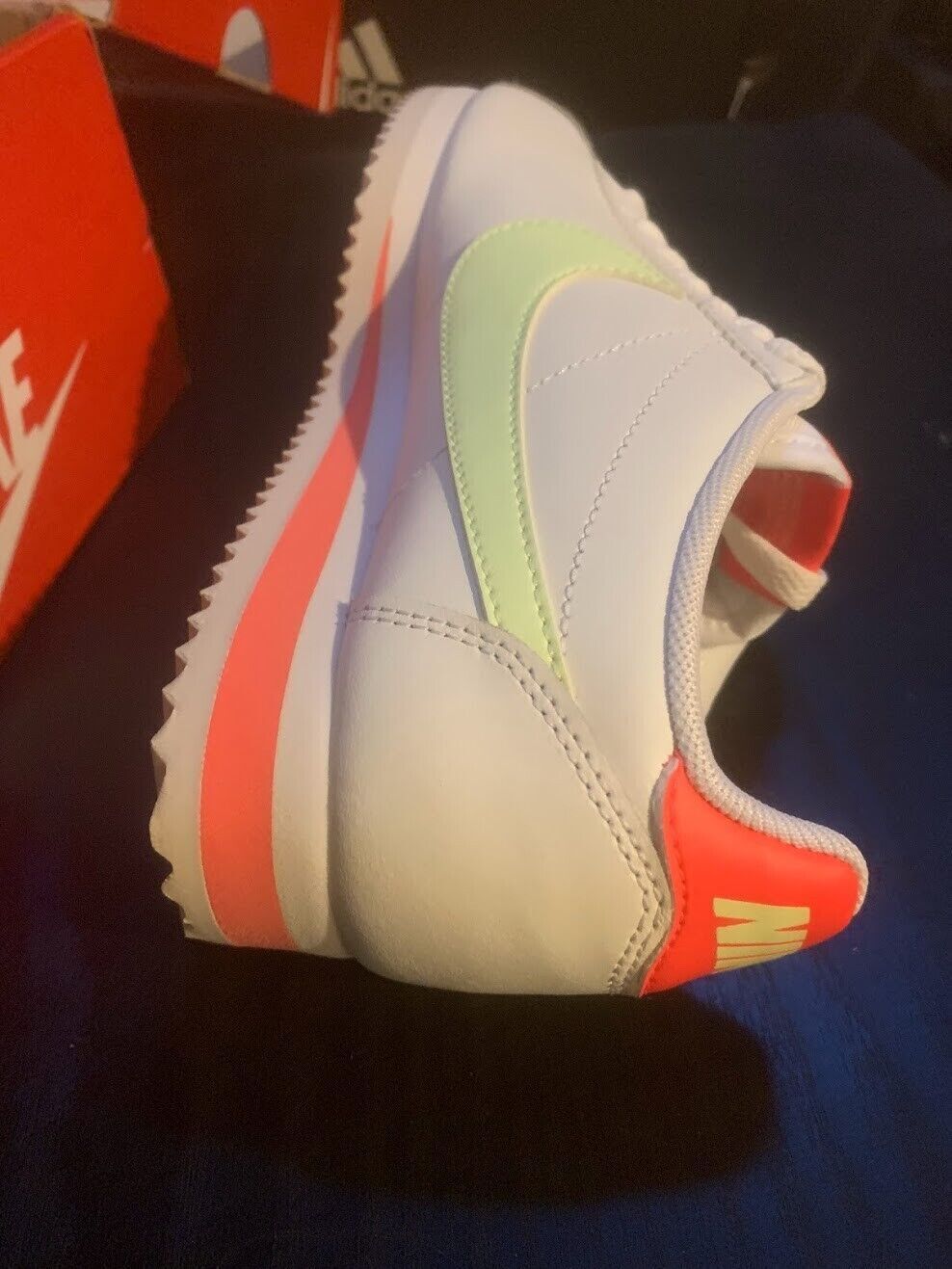 Size 6 - Nike Classic Cortez Leather Volt Flash Crimson 2020