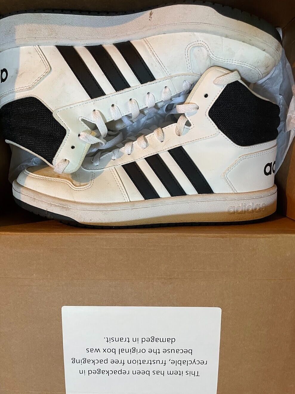 size 12- ADIDAS MEN HOOPS 2.0 MID