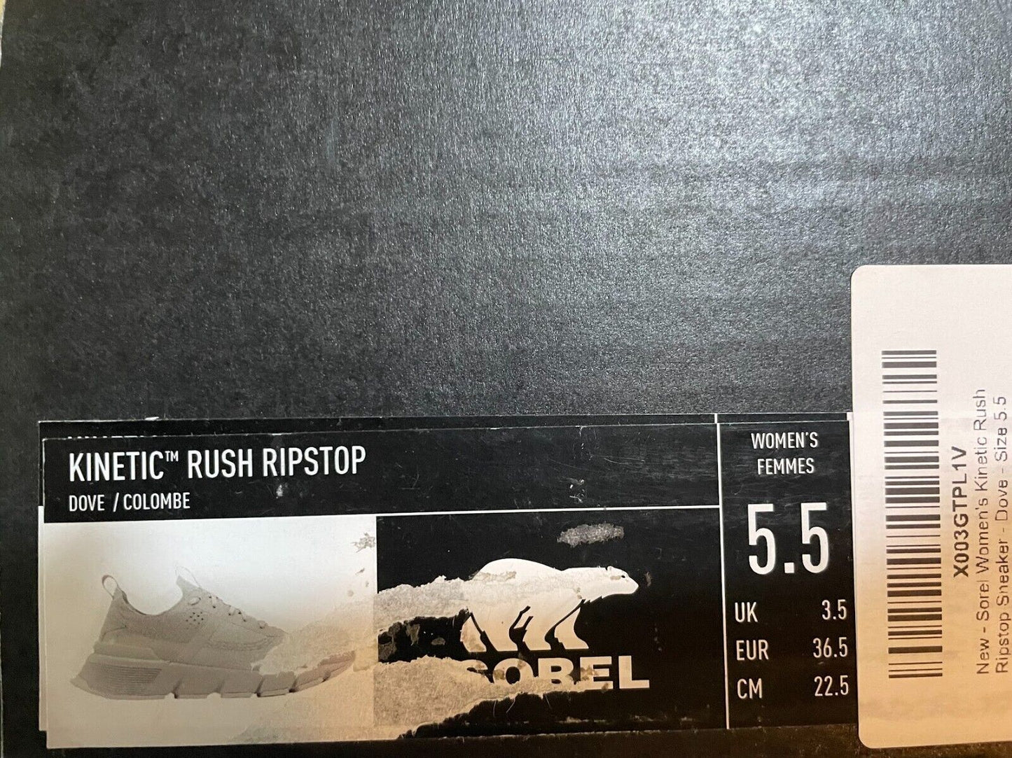 Sorel Kinetic Rush Ripstop size 5.5