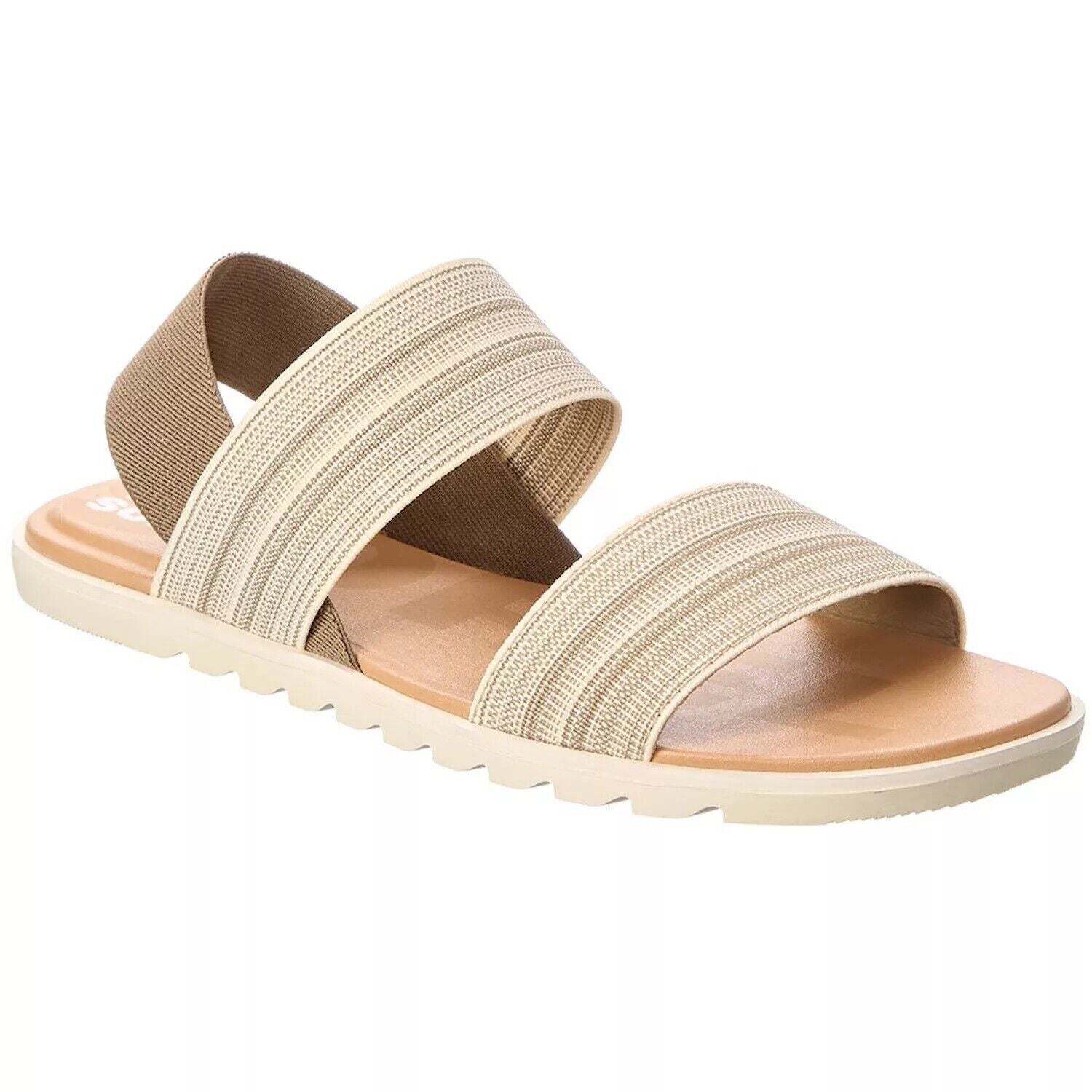 SOREL Ella II Two Strap Striped Sandals