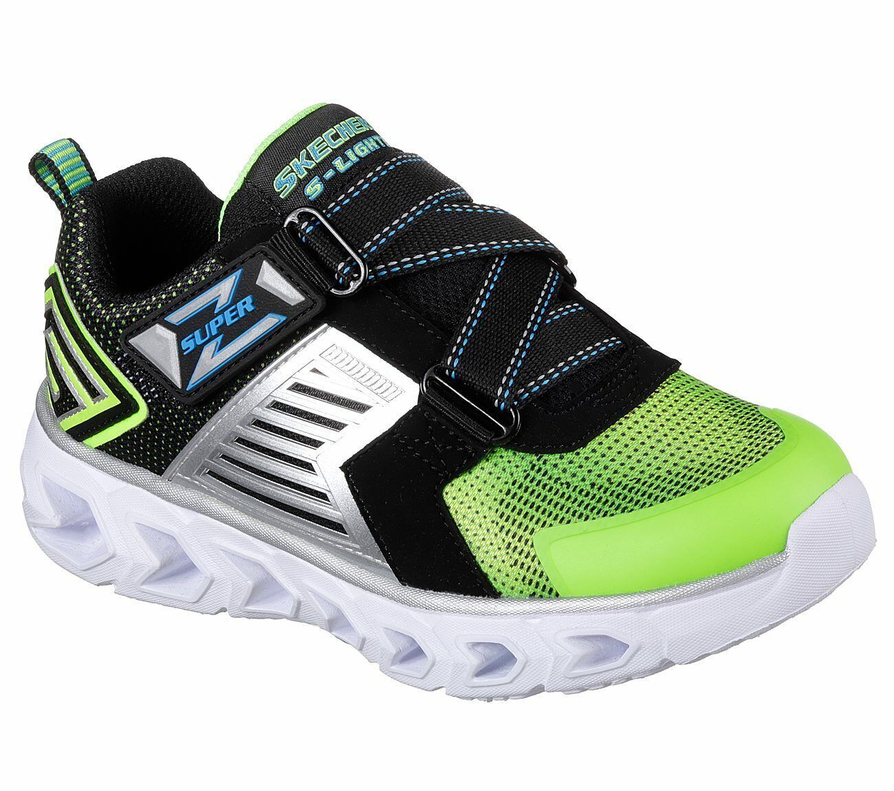 Light up sneakers-Skechers Boys Hypno-Flash 2.0 Medium US Little Kids