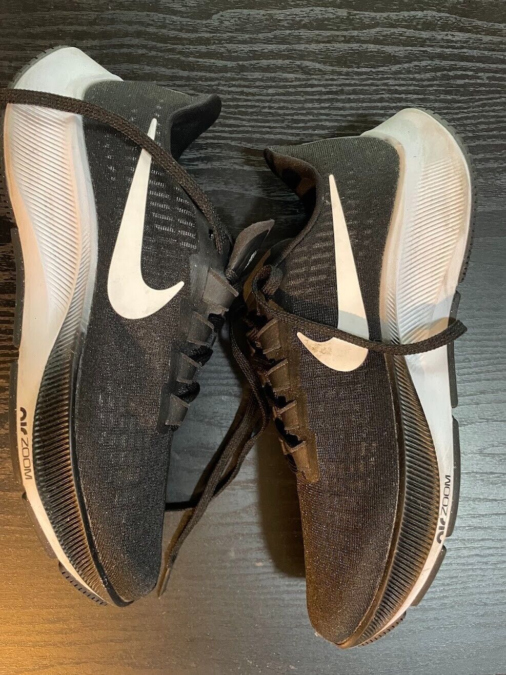 Size 7 - Nike Air Zoom Pegasus 37 Black White