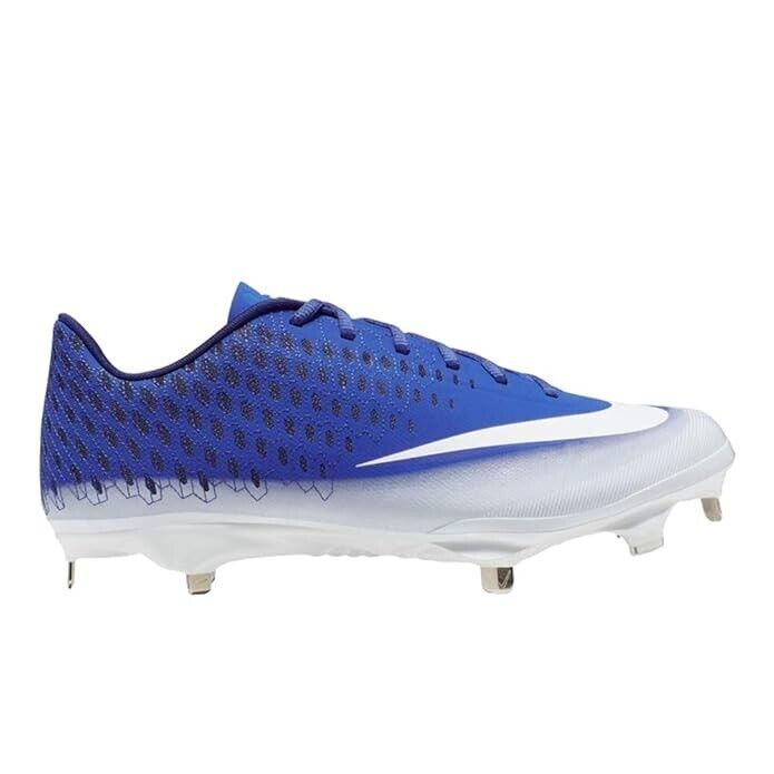 size 9.5- Nike Men's Lunar Vapor Ultrafly Elite 2 Baseball Cleat (Blue)