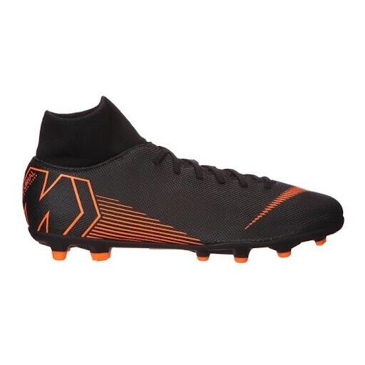 Nike Superfly 6 Club MG Soccer Cleats Black Orange Size 6 Futbol