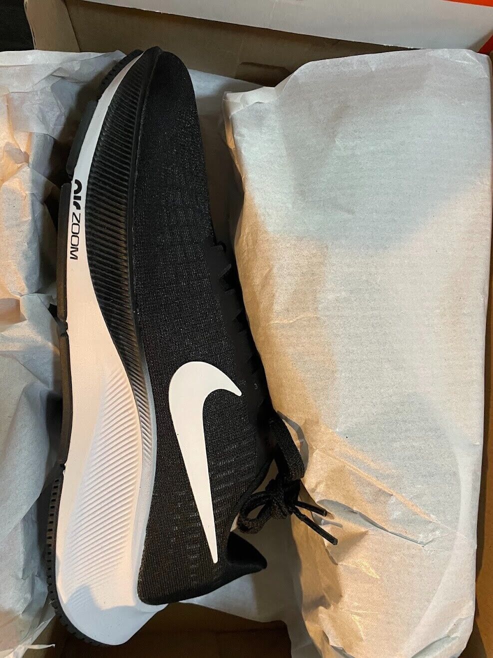 Size 7 - Nike Air Zoom Pegasus 37 Black White