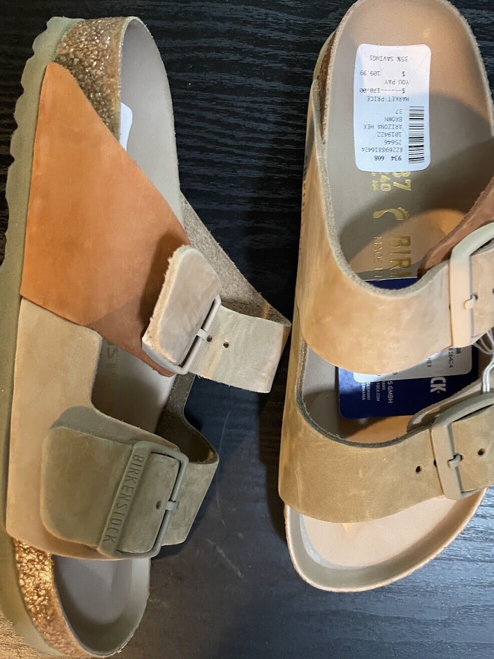 Birkenstock Arizona Split (sandcastle/Faded Khaki)