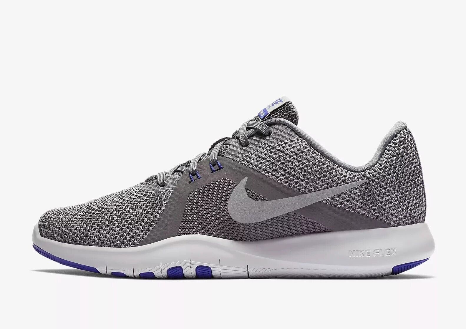 Size 6, 6.5 -Nike Flex Trainer 8 Women's (Gunsmoke/silver)